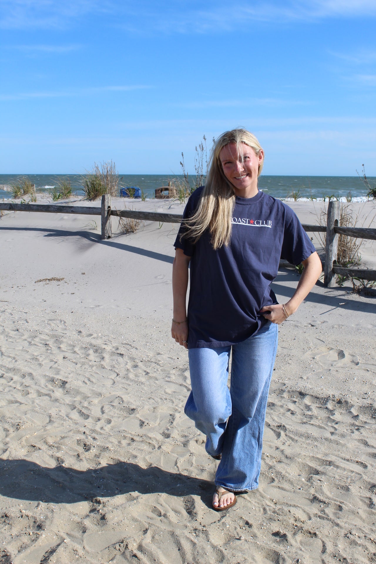 navy tee