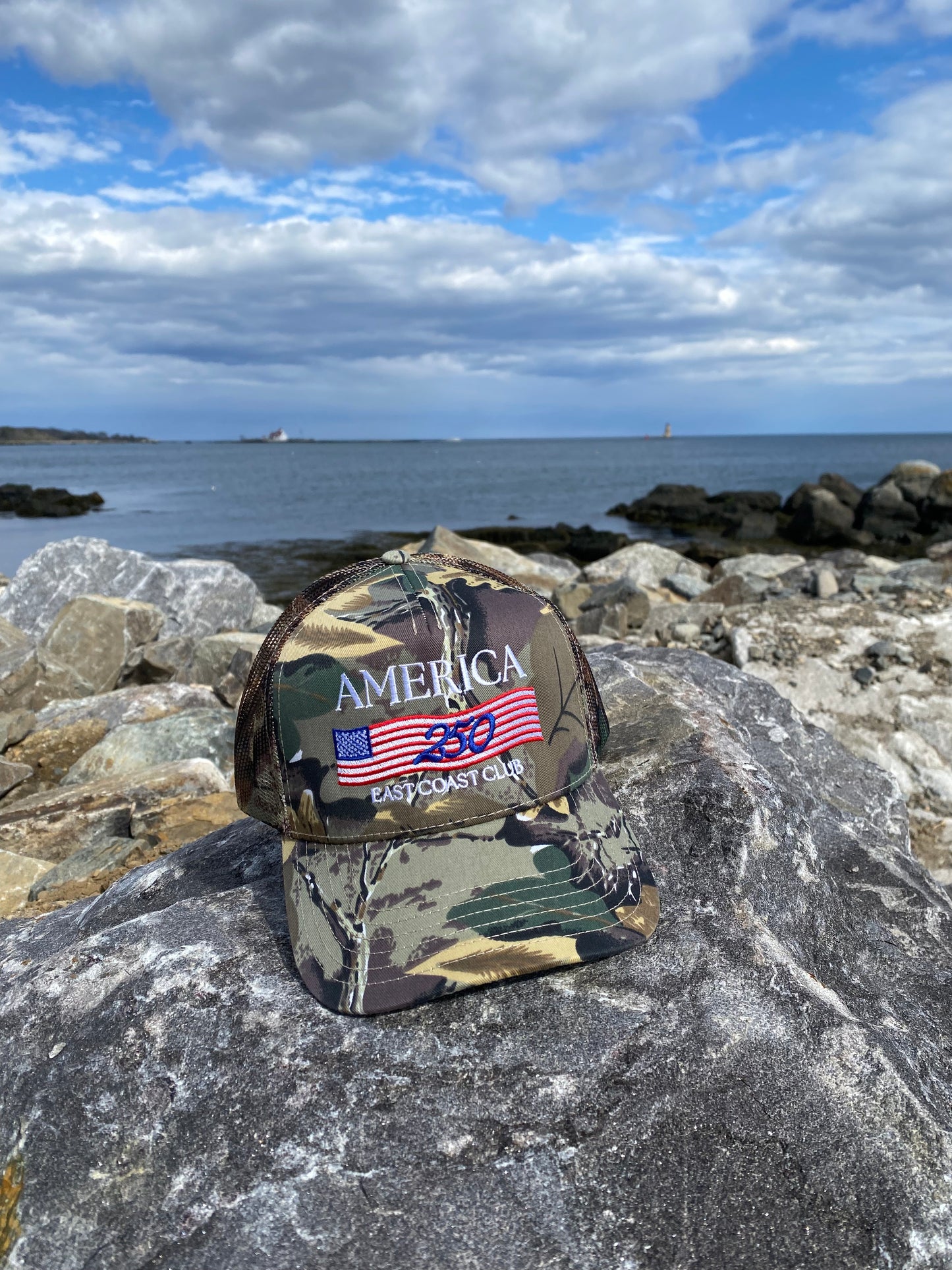 America 250 Camo Trucker Hat